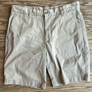 VINEYARD VINES BREAKER SHORT W31 KHAKI STYLE 1H0462 COTTON SPANDEX EUC